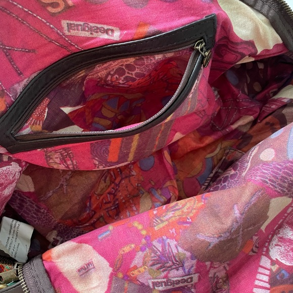 Desigual Purse Embroidered Floral Bag - Picture 5 of 9